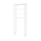 Alaterre Furniture Dover Over Toilet Organizer with Open Shelving ANDO72WH - alternate 6